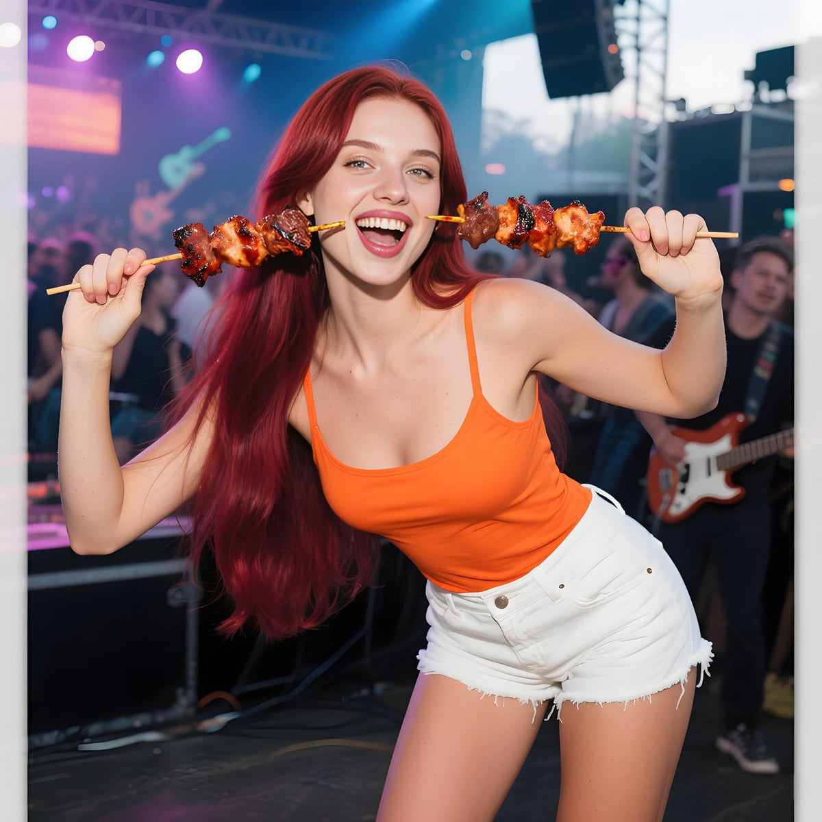 Nexboraque 1000-pack bamboo skewers for single-use events.