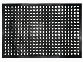 Nexboraque anti-fatigue mat front view with durable grip for busy entryways.