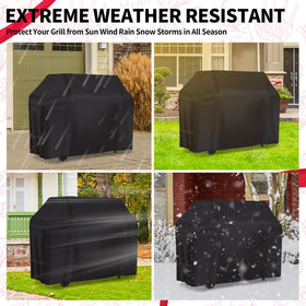 NEXCOVER 55-inch grill cover easy to clean after use