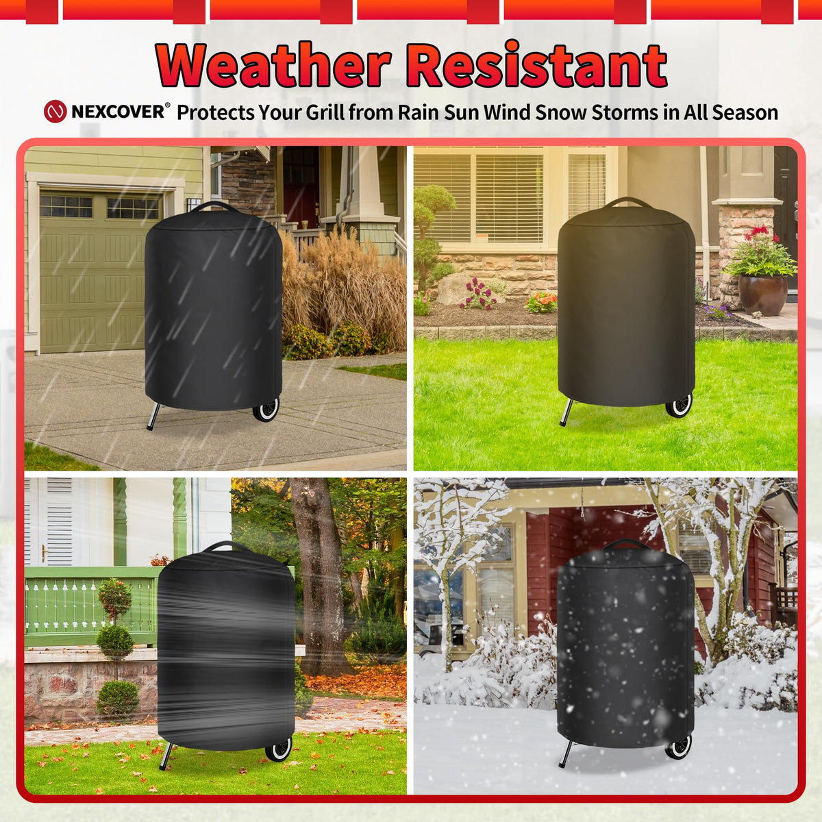 NEXCOVER easy clean design makes maintenance quick after grilling