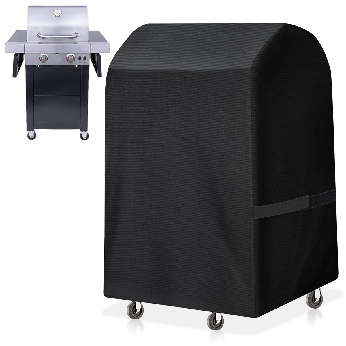 NEXCOVER grill cover waterproof 30-inch protects outdoor grill from rain and dust.