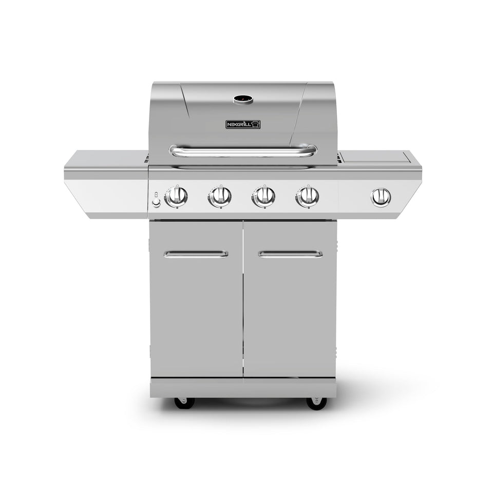 Nexgrill 4-burner propane grill with side burner for quick side dishes