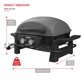 Nexgrill Fortress grease tray simplifies cleanup after grilling sessions.