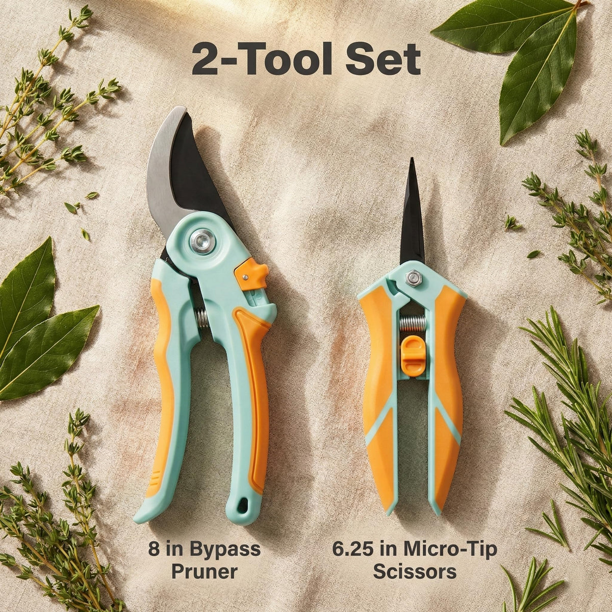 NEXON Garden Pruning Shears 6.25-inch precision scissors for precise flower and stem snips.