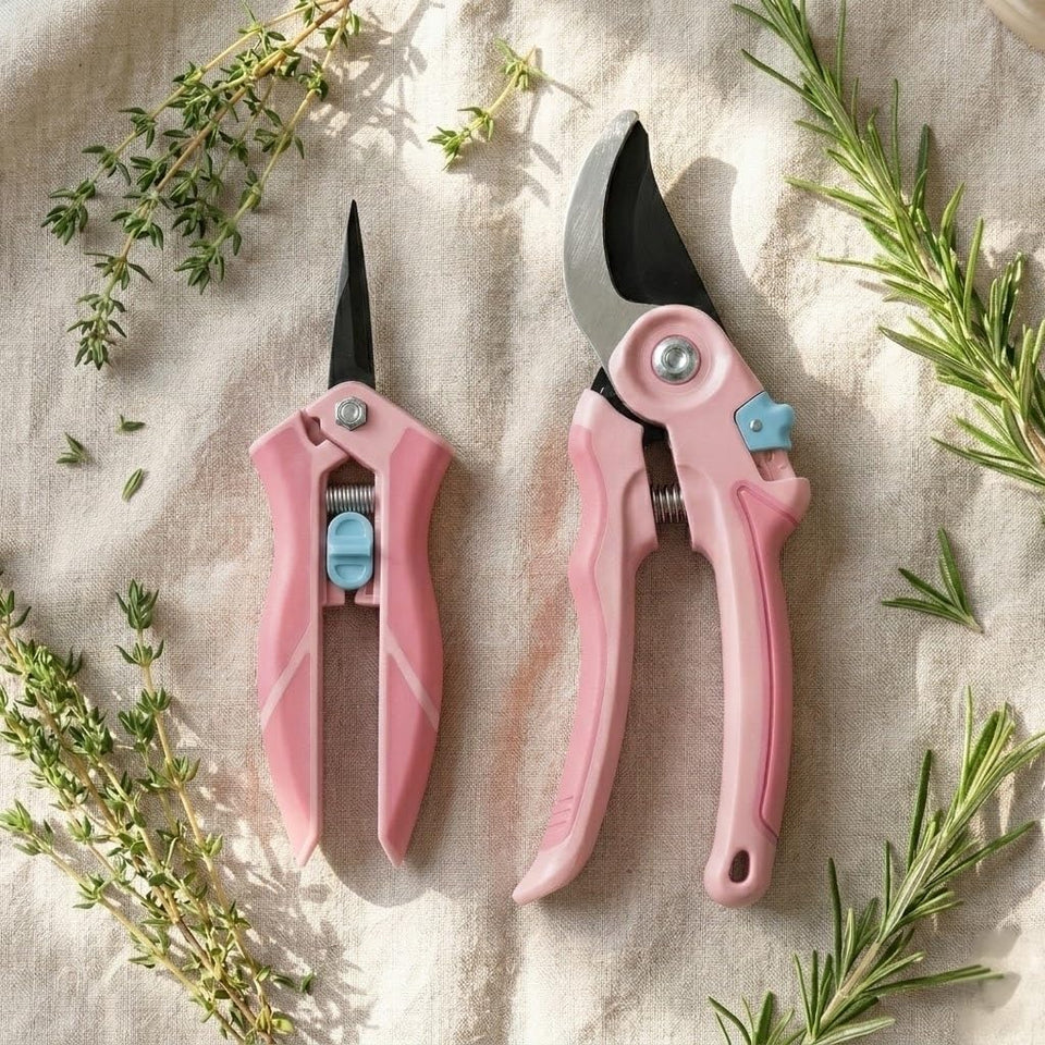 NEXON 8-inch bypass pruner cutting thick branches with ease.