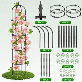 Nexum trellis with 12-inch rings maximizing airflow and space