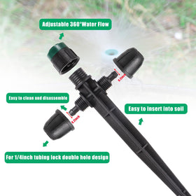 NFAMRZCAR 1/4-inch tubing connection enables quick setup and leak-free performance