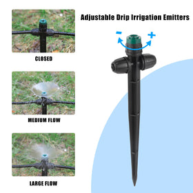NFAMRZCAR 360-degree adjustable sprayer provides flexible coverage for targeted irrigation