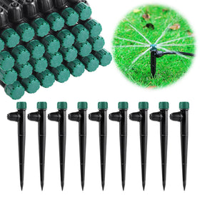 NFAMRZCAR anti-drop emitter for 1/4 inch tubing enabling stable garden irrigation.