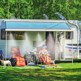 NFAMRZCAR misting system suited for patios, gardens, RVs, and events.