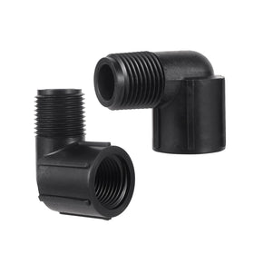 NFAMRZCAR plastic elbow connector 1/2in resists heat and cold for challenging conditions.