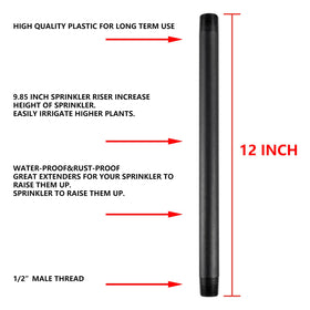NFAMRZCAR 1/2-inch double male threads secure connection for NPT sprinklers