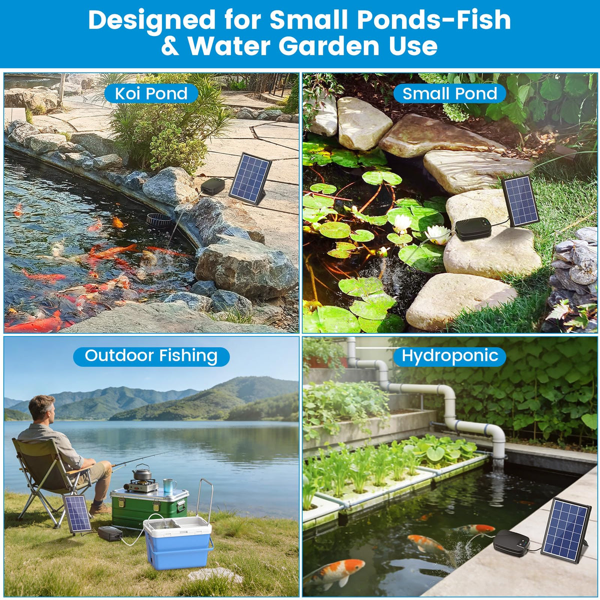 NFESOLAR 8.8 ft tubing enables precise air stone positioning in water features