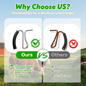NFie castration bands and spacers kit ready for farm livestock tasks