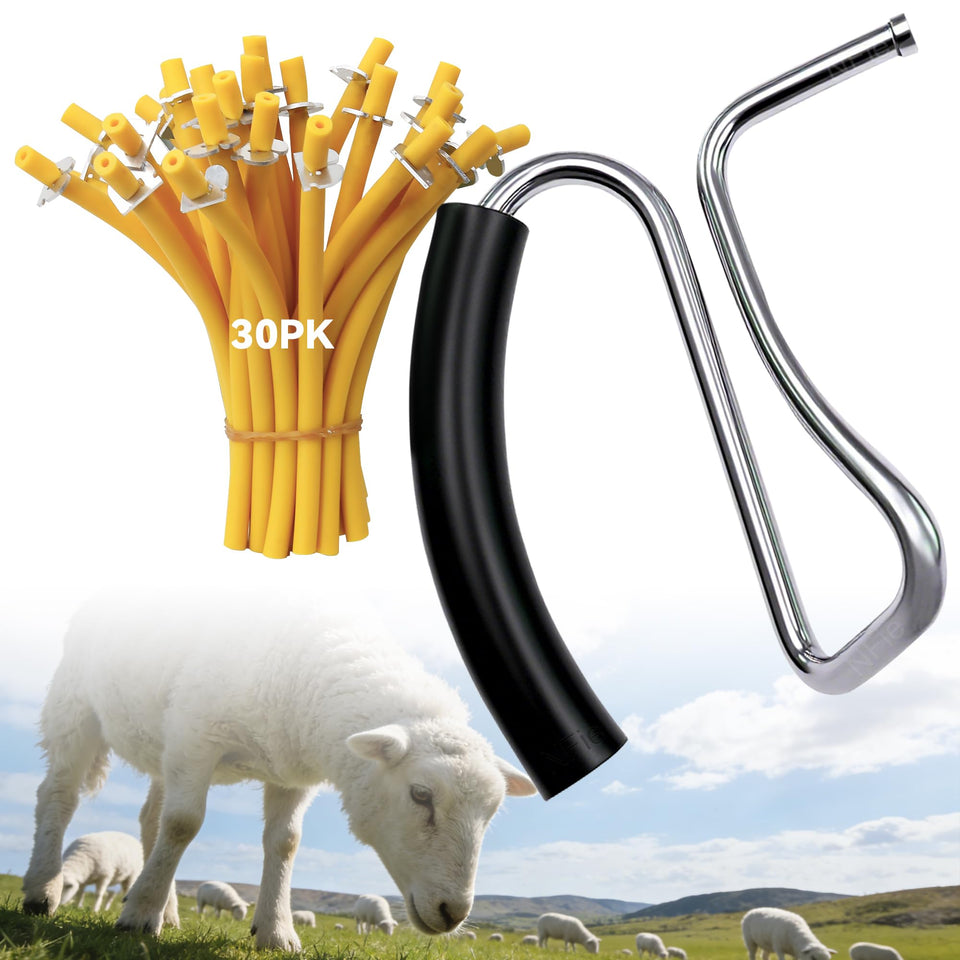 NFie California Castration tool grip shows durable stainless steel for quick operation