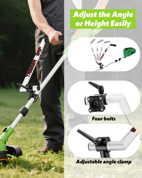NFie Upgraded Weed Eater Handle easy installation on a shaft