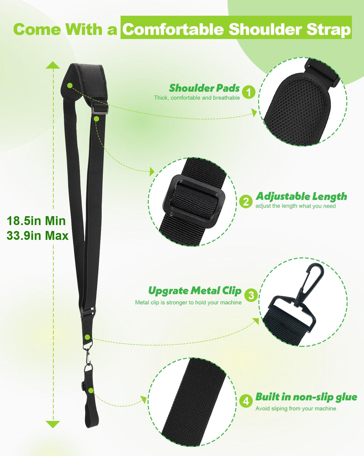 NFie Upgraded Weed Eater Handle in use along a lawn edge