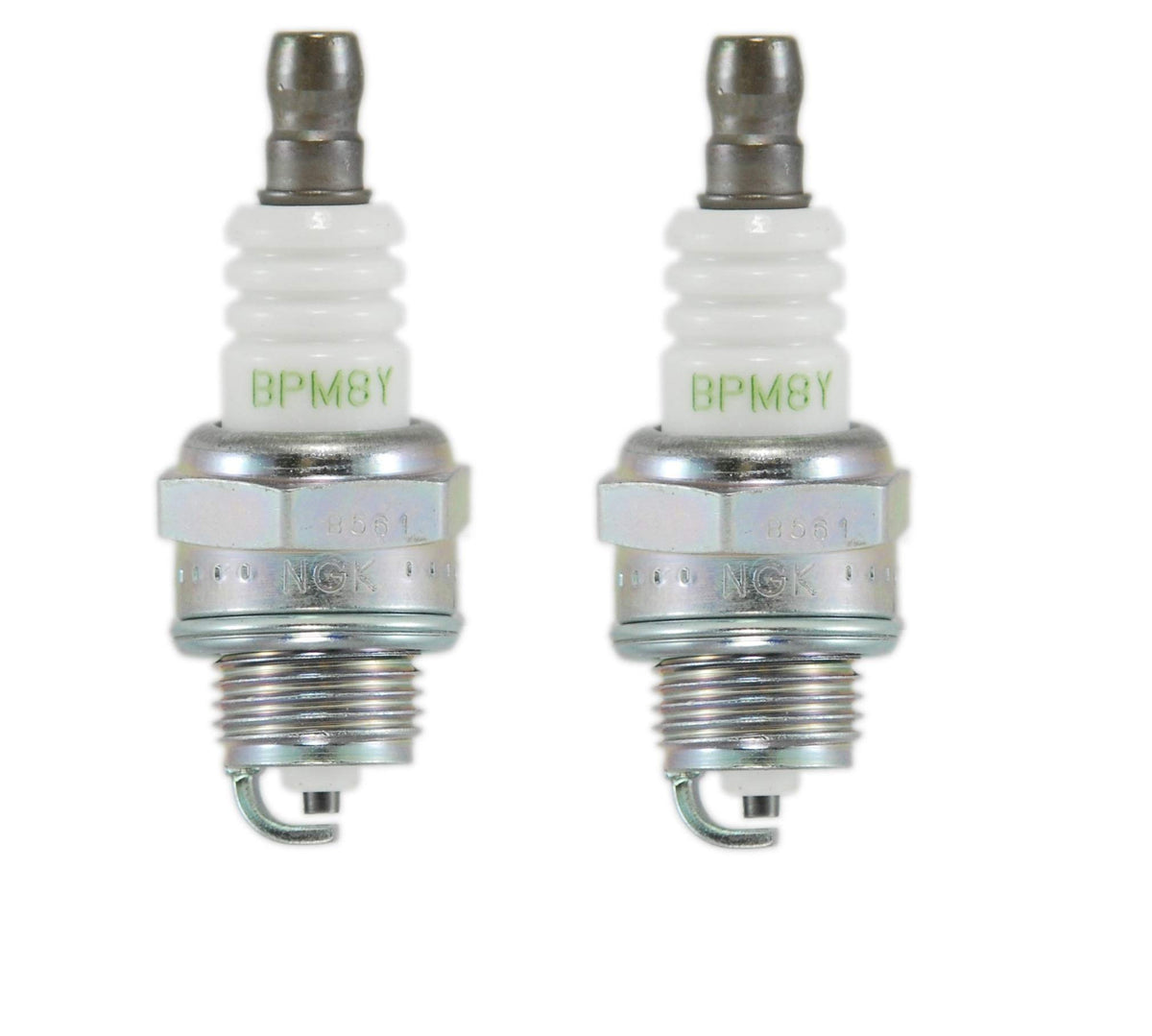 NGK BPM8Y spark plug closeup highlighting the ignition tip for reliable starting and smooth operation