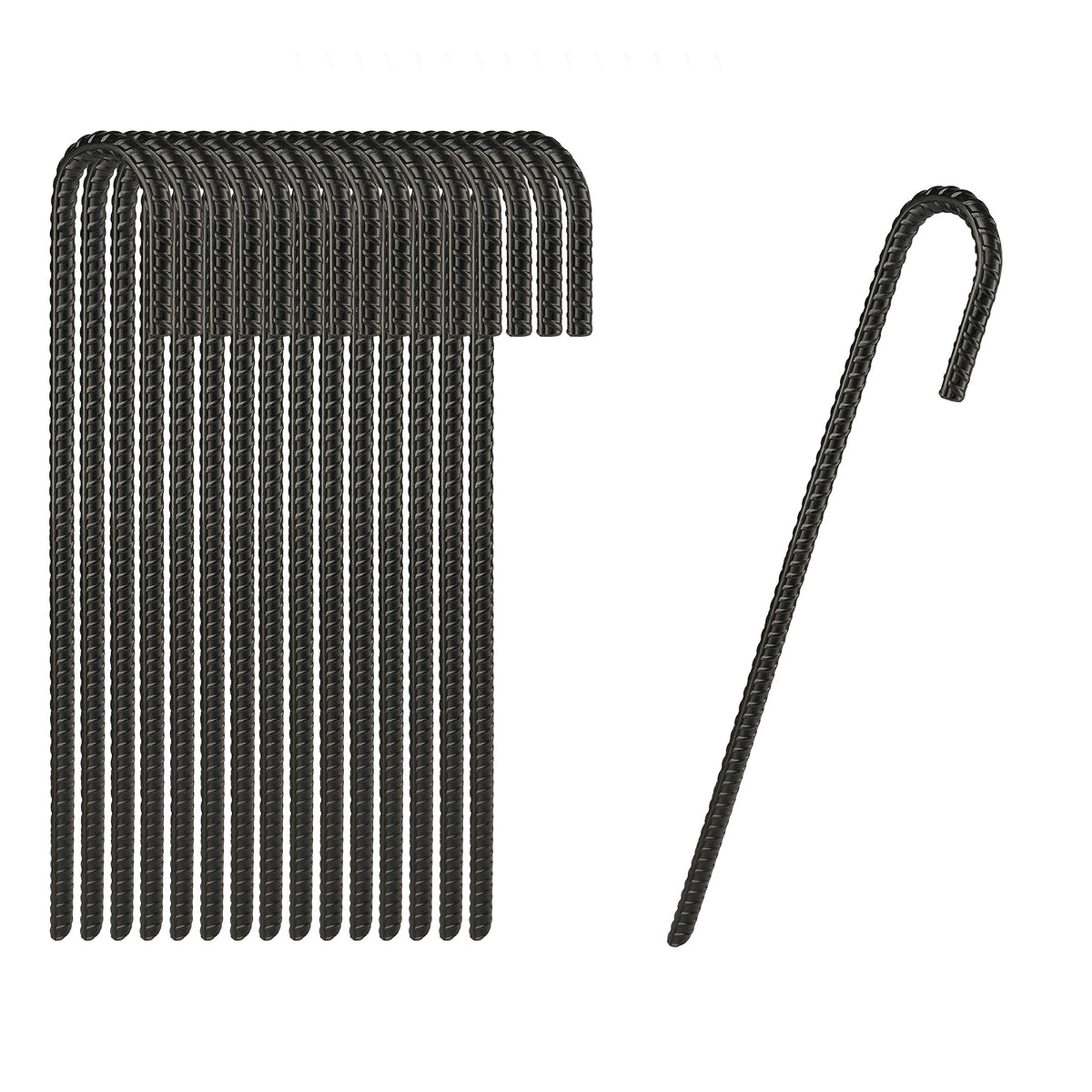 NHZ easy-removal stake end demonstrates simple pull-out