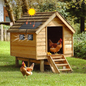 NHZOTUD greenhouse ventilation helps reduce heat buildup.