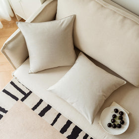 Two-pack NiNi ALL pillow covers offer easy refresh for outdoor cushions.
