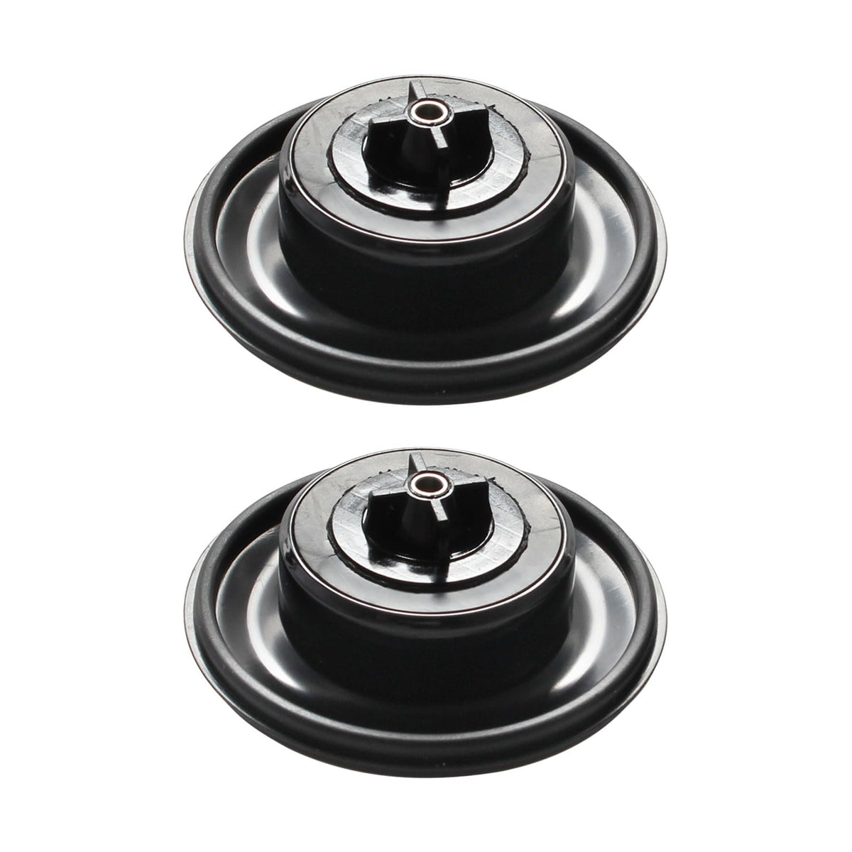 Niahm valve diaphragm front view for Irritrol compatibility, two-pack replacement ensures reliable irrigation