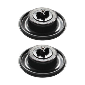 Niahm valve diaphragm front view for Irritrol compatibility, two-pack replacement ensures reliable irrigation