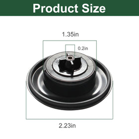 Niahm valve diaphragm side view highlights durable, wear-resistant construction for Irritrol systems