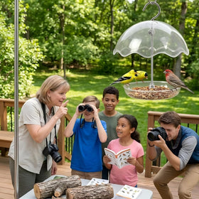 NICAI Kitchen outdoor bird feeder ideal for garden, porch, or balcony