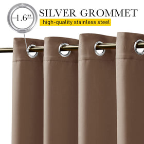 NICETOWN grommet-top with rustproof hardware for durable outdoor use