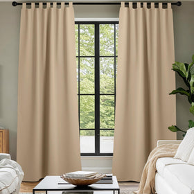 NICETOWN machine washable outdoor curtains ready for easy cleaning