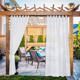 NICETOWN sheer-curtains wind-elegant-drape for gentle shade and ambience.