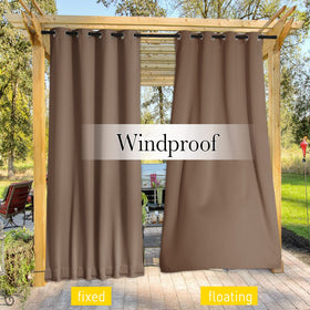 NICETOWN thermal insulation helps keep warmth in during chilly evenings