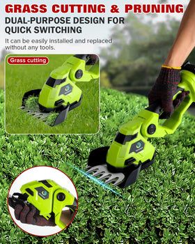 Nicklaua grass shear blade designed for trimming grass and small branches.