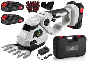 Nicklaua cordless hedge trimmer with a 5.3-inch blade for clean lawn edge trimming.