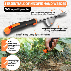Nicofie 2026 4-teeth digger loosening soil and roots