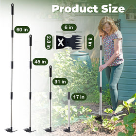 NICOFPHY stand-up weed remover reducing bending during gardening