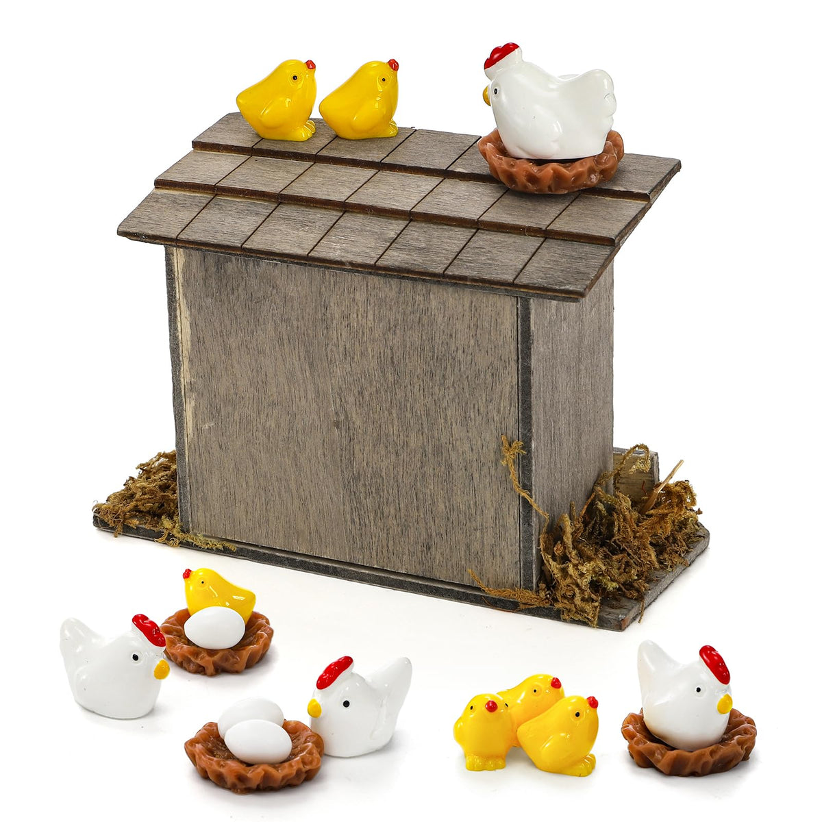 Nicunom miniature eggs provide realistic accents for nest displays