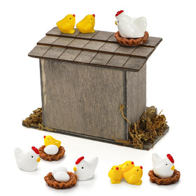 Nicunom miniature eggs provide realistic accents for nest displays