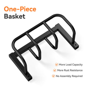 Niffgaff stand base and one piece basket for durable storage