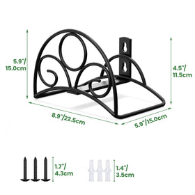 Wide cradle distributes weight evenly to prevent kinks and deformation