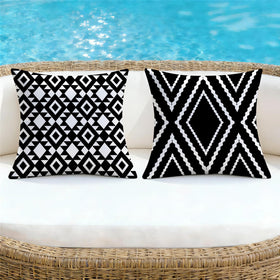 Nightwish hidden-zipper closure provides clean look and easy cushion swapping.