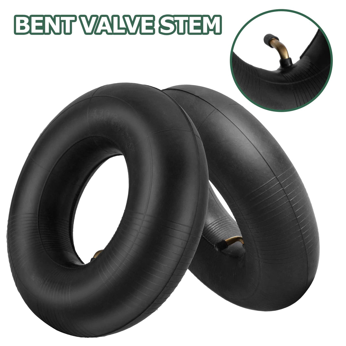 NIGOOLATA bent valve stem with air cap enables easy inflation and control.