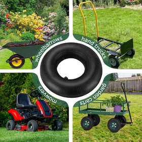 NIGOOLATA 4.10/3.50-4 compatibility for common garden wheels and equipment.