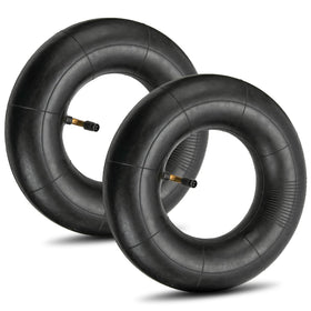 NIGOOLATA 11x4-5 inner tube with bent valve for wheelbarrow and mower use.