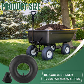 NIGOOLATA heavy-duty inner tube with straight valve, rugged construction