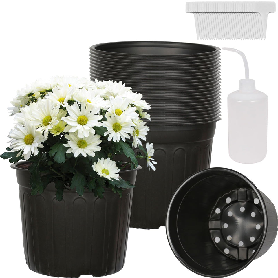 Niiiice 24-pack 3-gallon flexible pots for seed starting indoors or outdoors