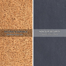 NIIKOOS decorative mat for covered porches and indoor entryways