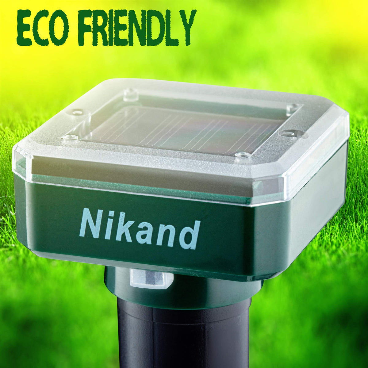 NIKAND subtle design blends with gardens while protecting your yard