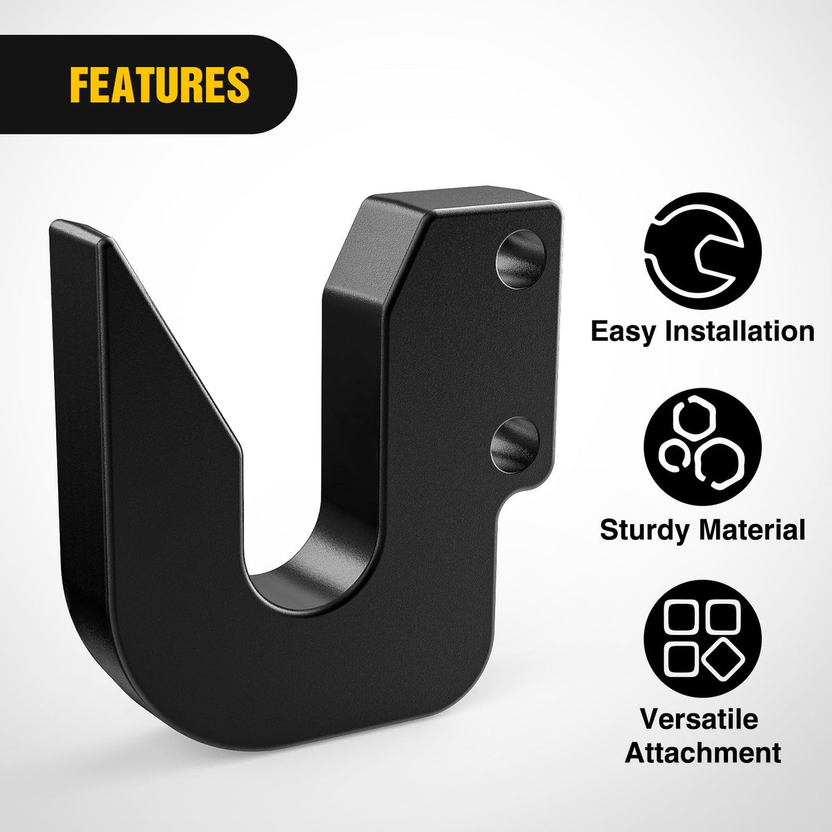 Versatile Cat 1 quick hitch accessory for diverse tractor attachments.